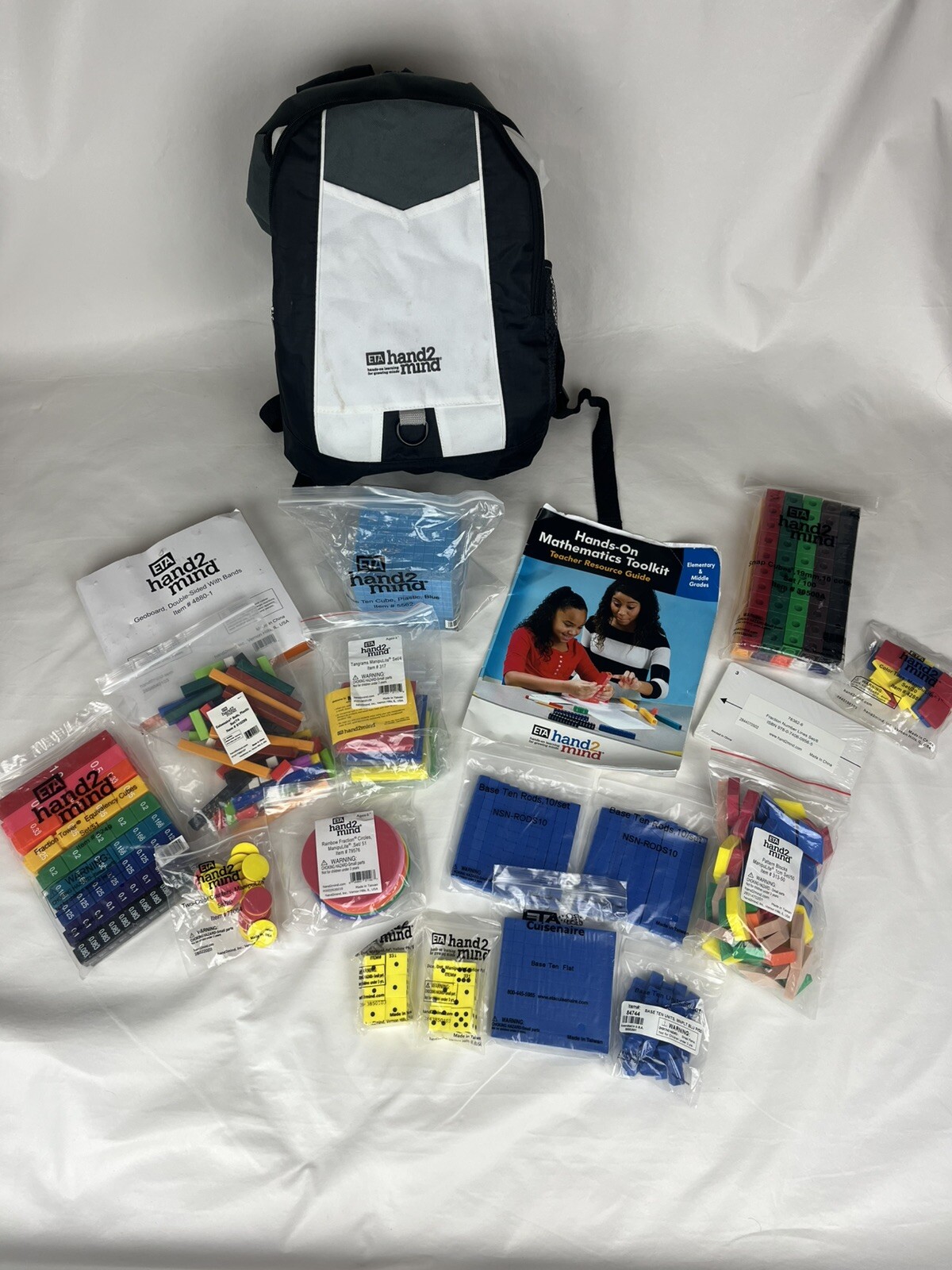 Hand2Mind School Mathematics Manipulative Elementary Middle Grades SET Saxon