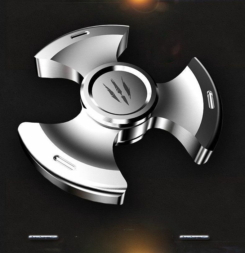 Pure Steel Fidget Hand Spinner Finger Gyro Toys EDC Focus Stress Reliever gift
