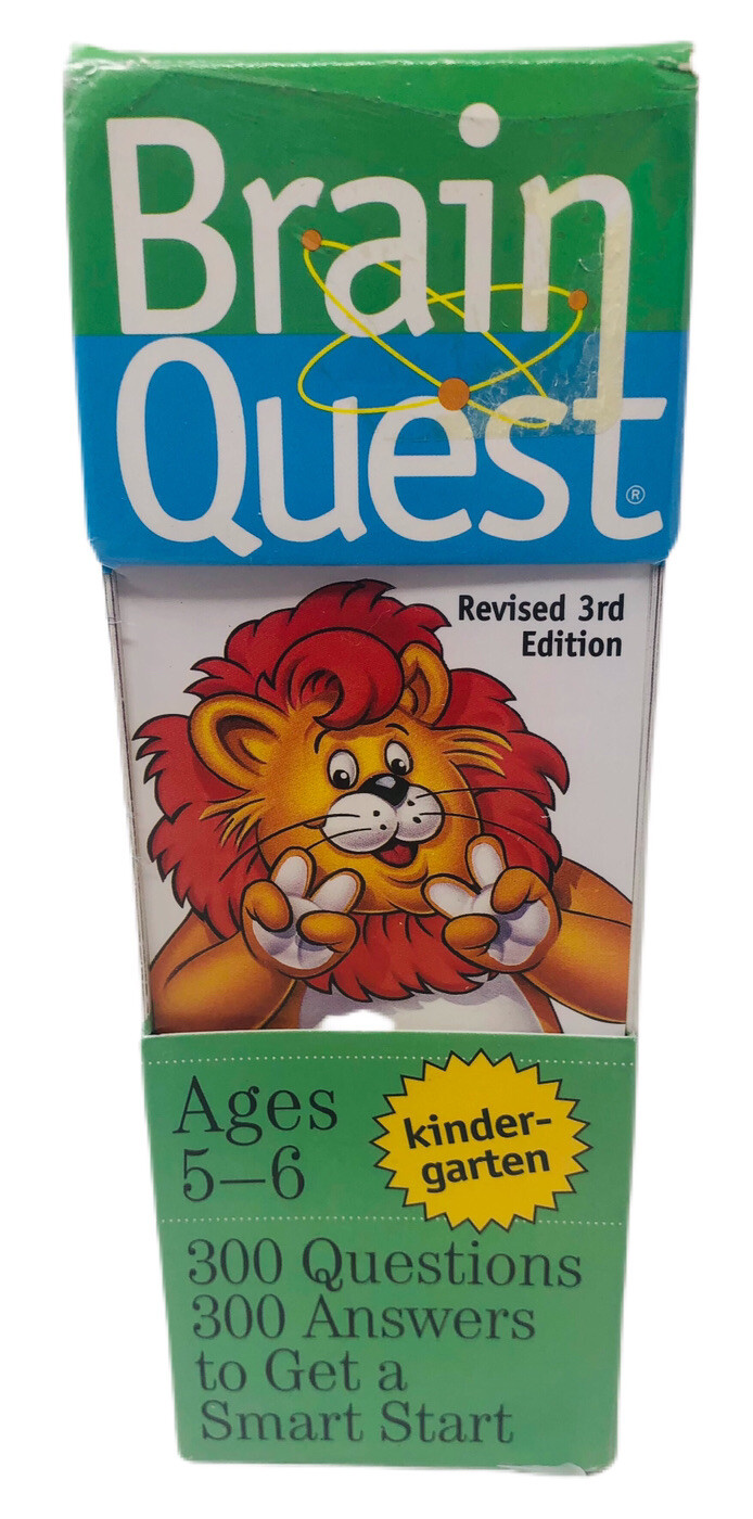 Brain Quest Kindergarten Educational Learning Skills Development Skills