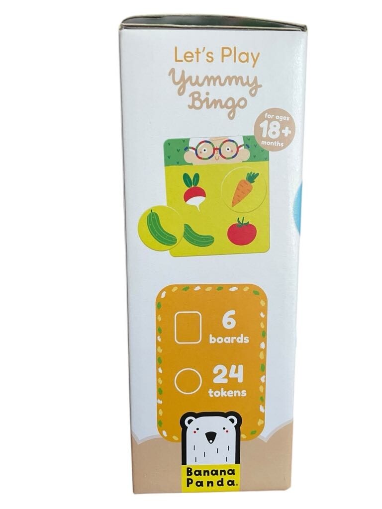 Let’s Play YUMMY BINGO CHILDS GAME by BANANA PANDA ages 18months + NEW