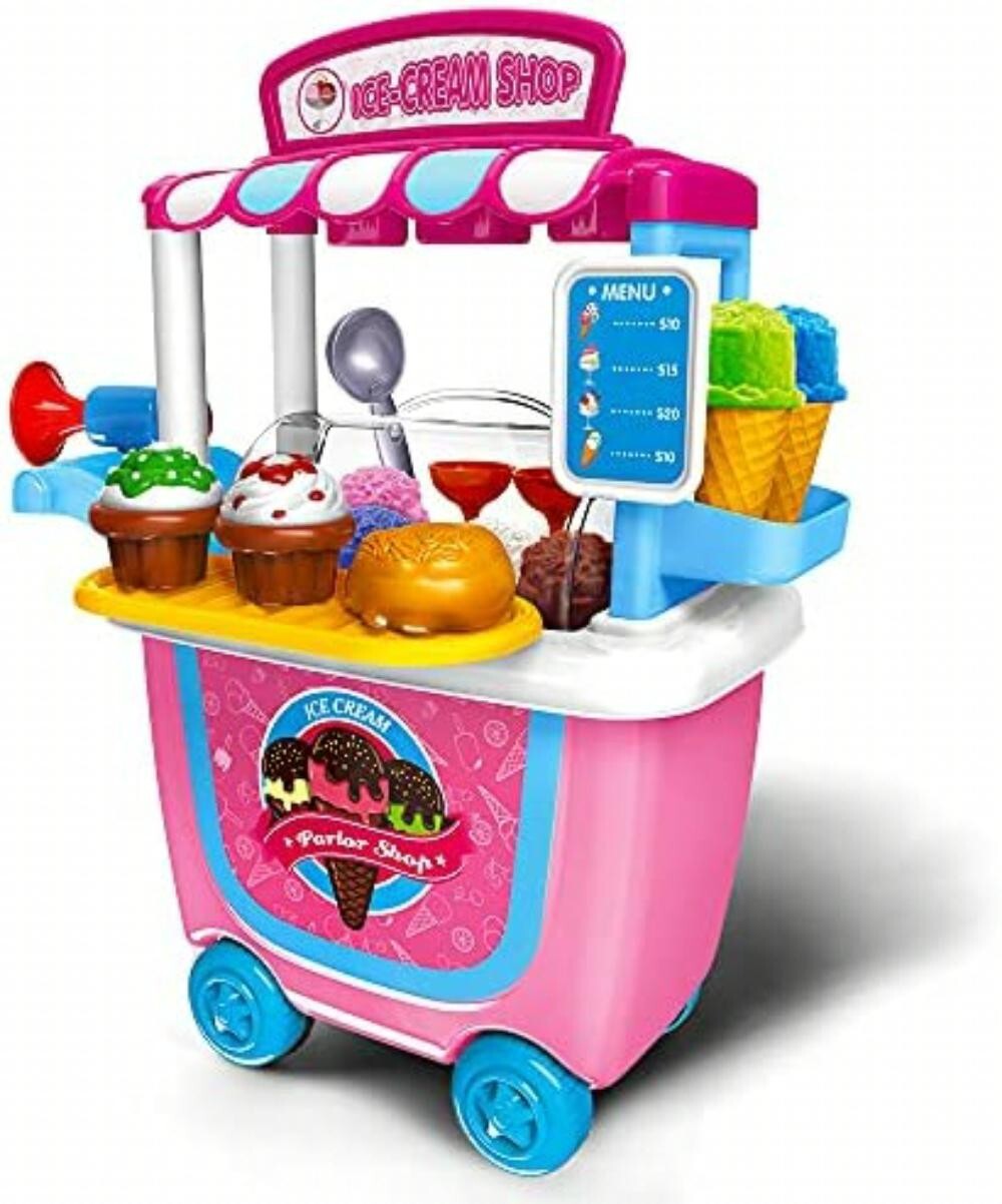 Gizmovine Scoop & Learn Ice Cream Cart Toys 31pcs NIB New See Description