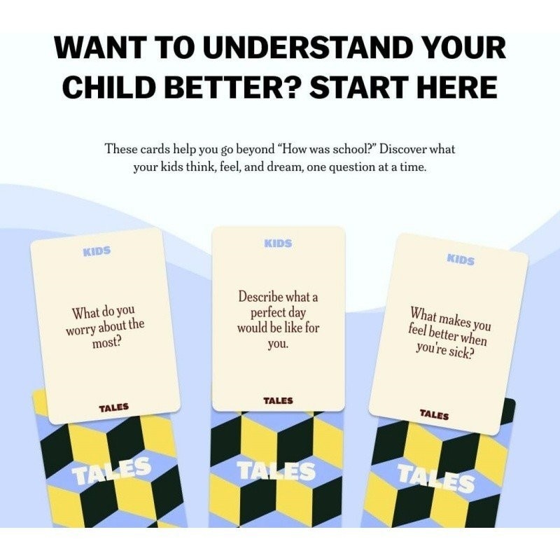 Tales Kids Edition – 150 Conversation Starter Cards USA