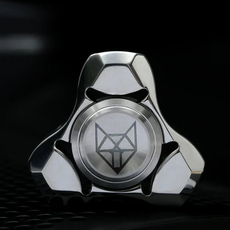 EDC Stainless Steel Mini Fidget Spinner – Metal Hand Stress Relief Spin Toy