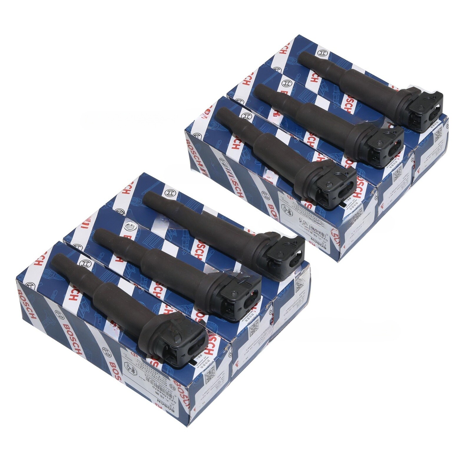 6x ignition coil 0221504470 For Bosch BMW 325i 328i 335 525 528 530 535 X3 X5 X6