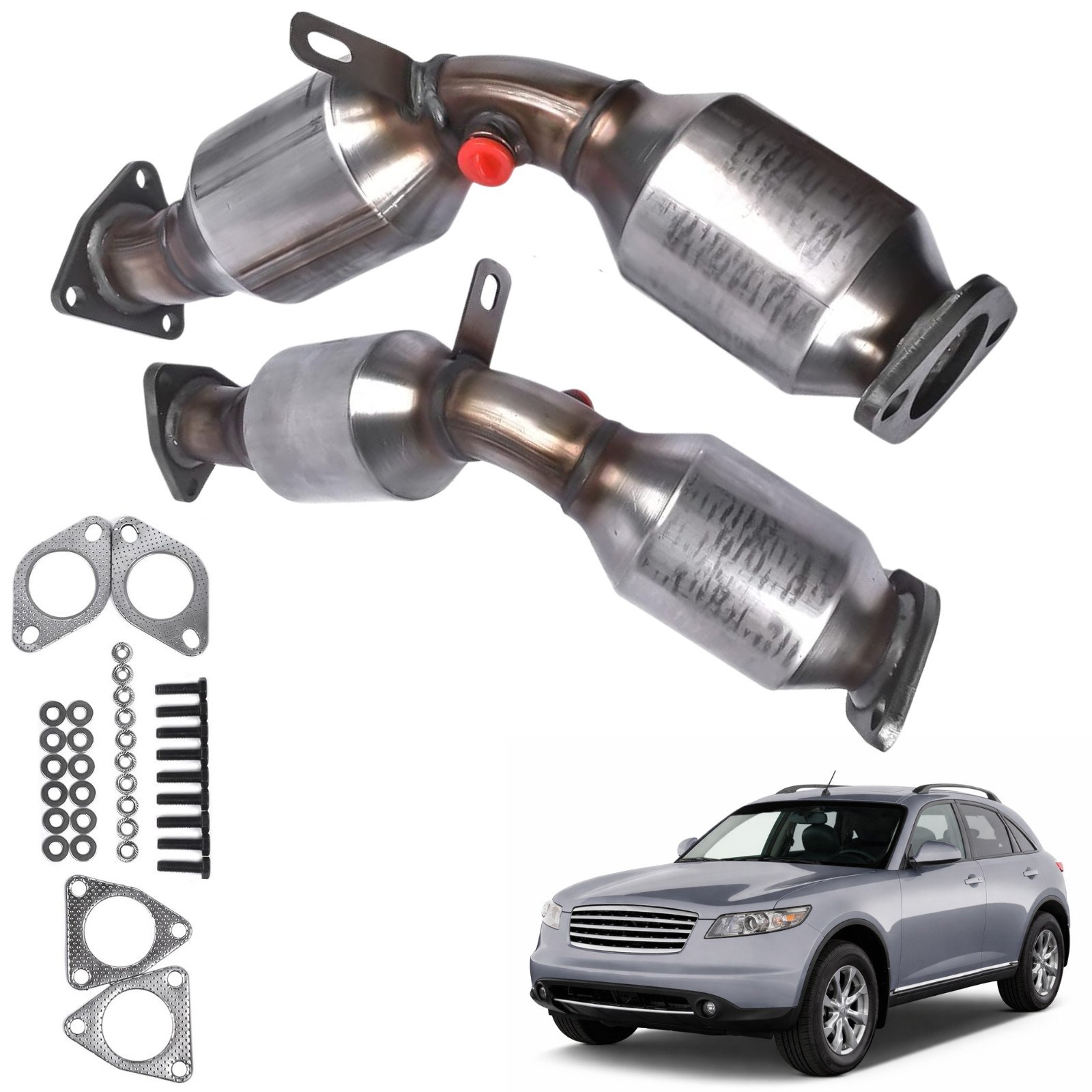 Front Catalytic Converters for Infiniti FX35 G35 M35 2003-2008 Nissan 350Z 03-06