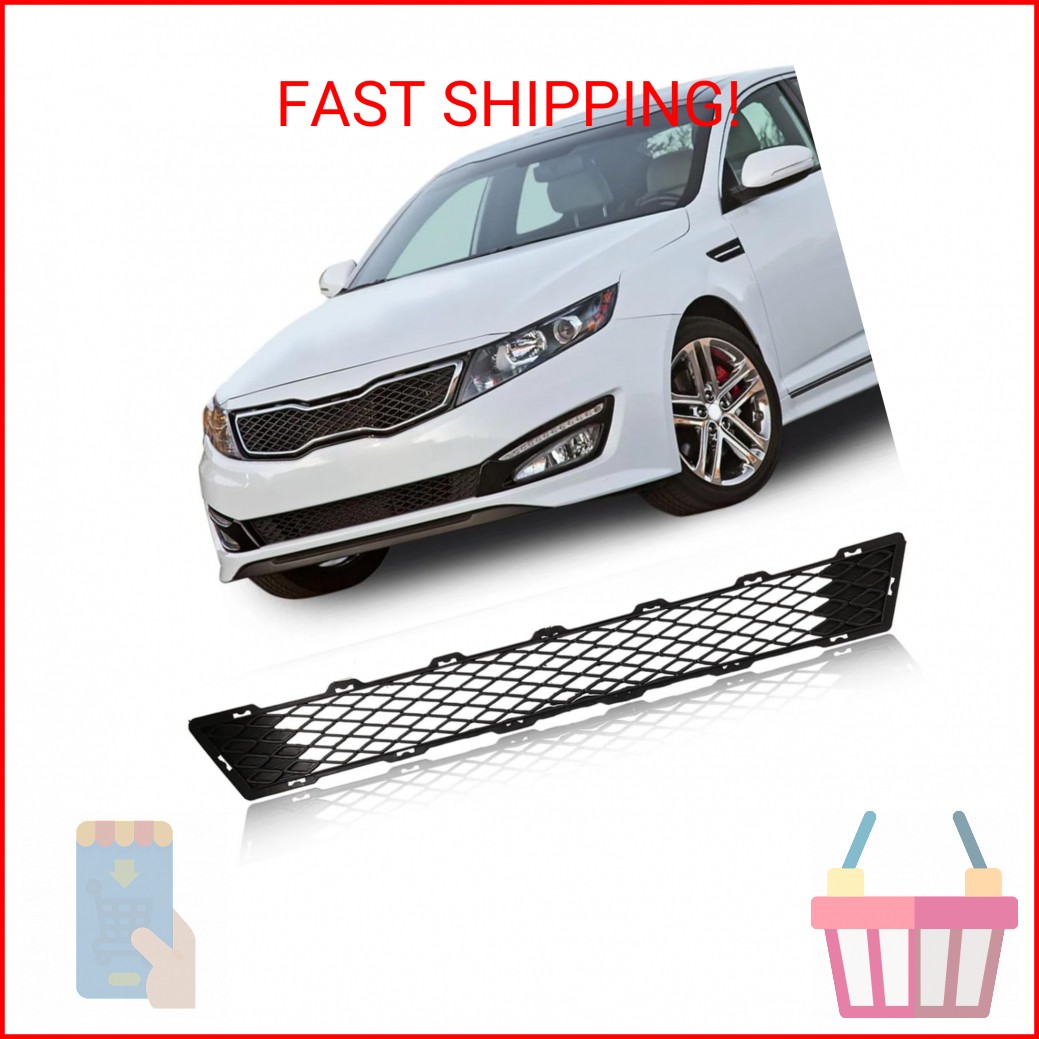 Front Bumper Lower Grill Compatible with 2011 2012 2013 KIA Optima Direct Replac