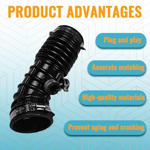 Right Left Rear Engine Air Intake Hose, Compatible with Infiniti G35 L+R Rear