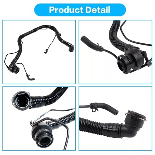 FZJDSD Engine Radiator Coolant Hose & Heater Hose &Pipe 5PCS Compatible with