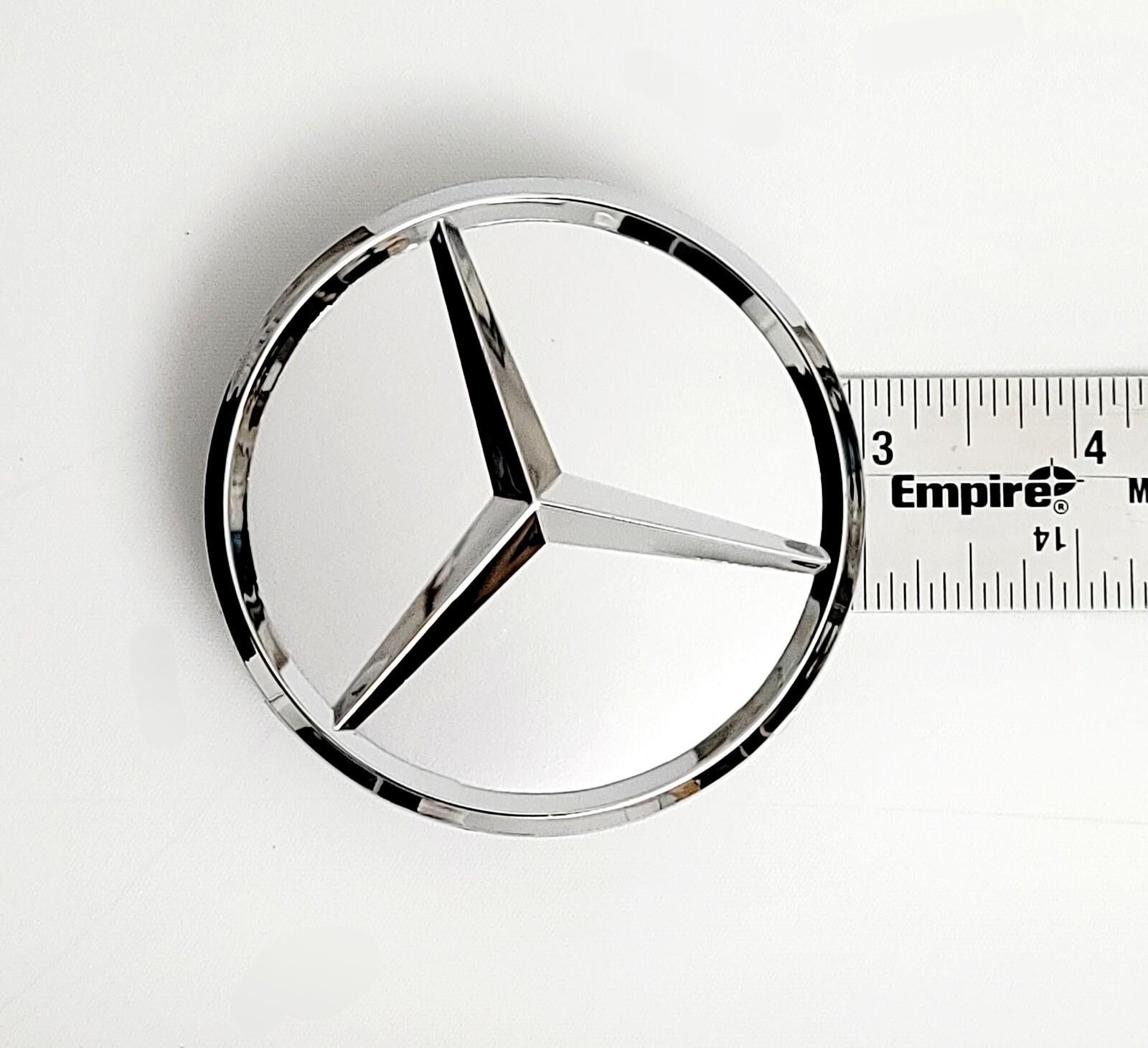 1 Replacement Hubcap For Mercedes Benz Wheel Center Cap Chrome Cover Logo NEW