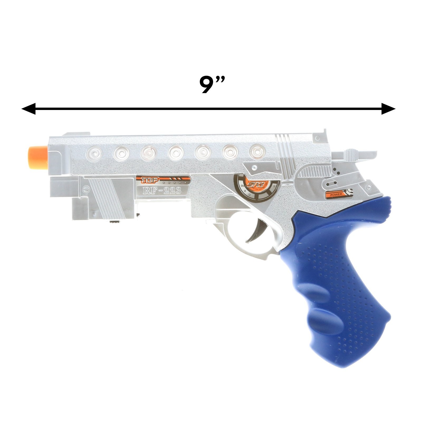 SPACE GUN SUPERIOR LIGHT UP – LIGHT & SOUND 2 PK