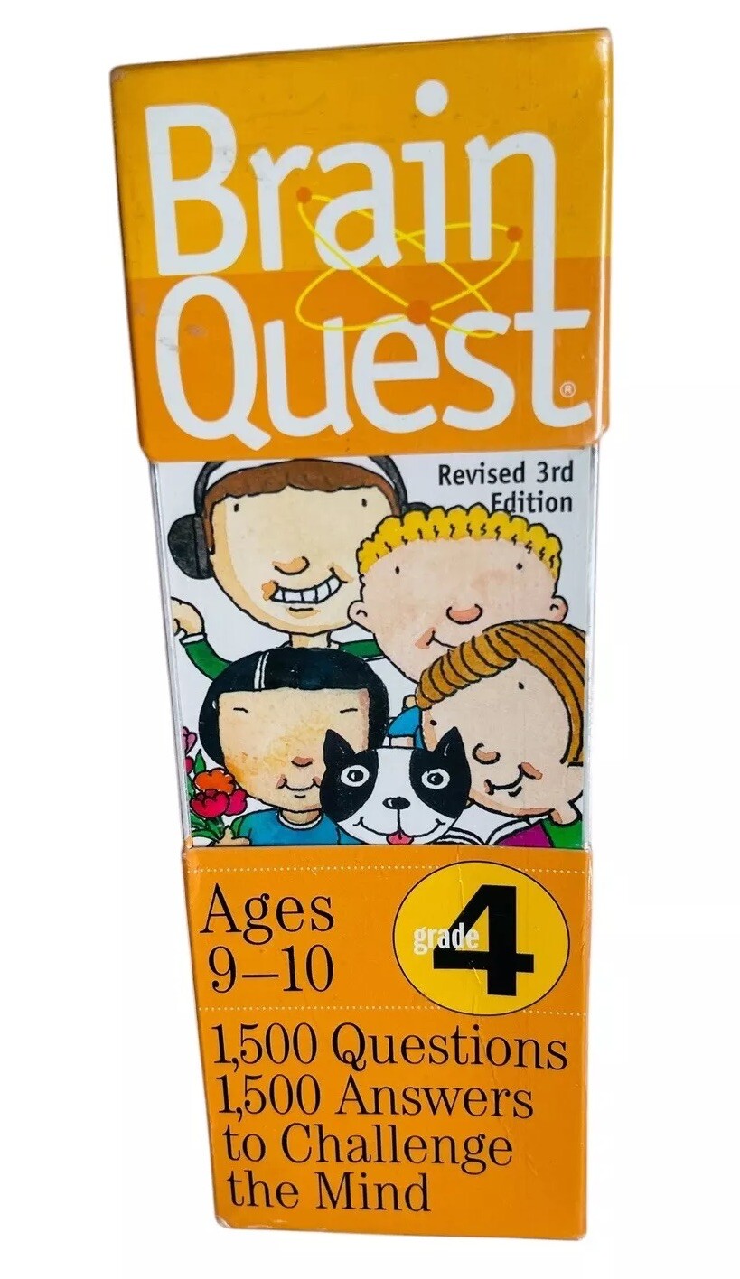 BRAIN QUEST GAME UNIVERSITY GAMES (AGES 6-12) & NEW SET SMART CARDS (AGES 9-10)