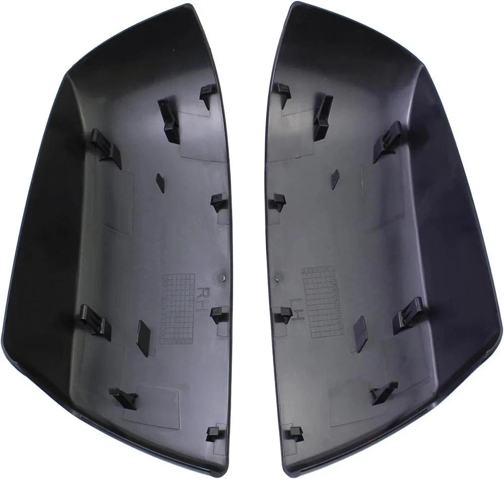 Driver and Passenger Side Mirror Cover Matte Black with Clip for Toyota Tundra