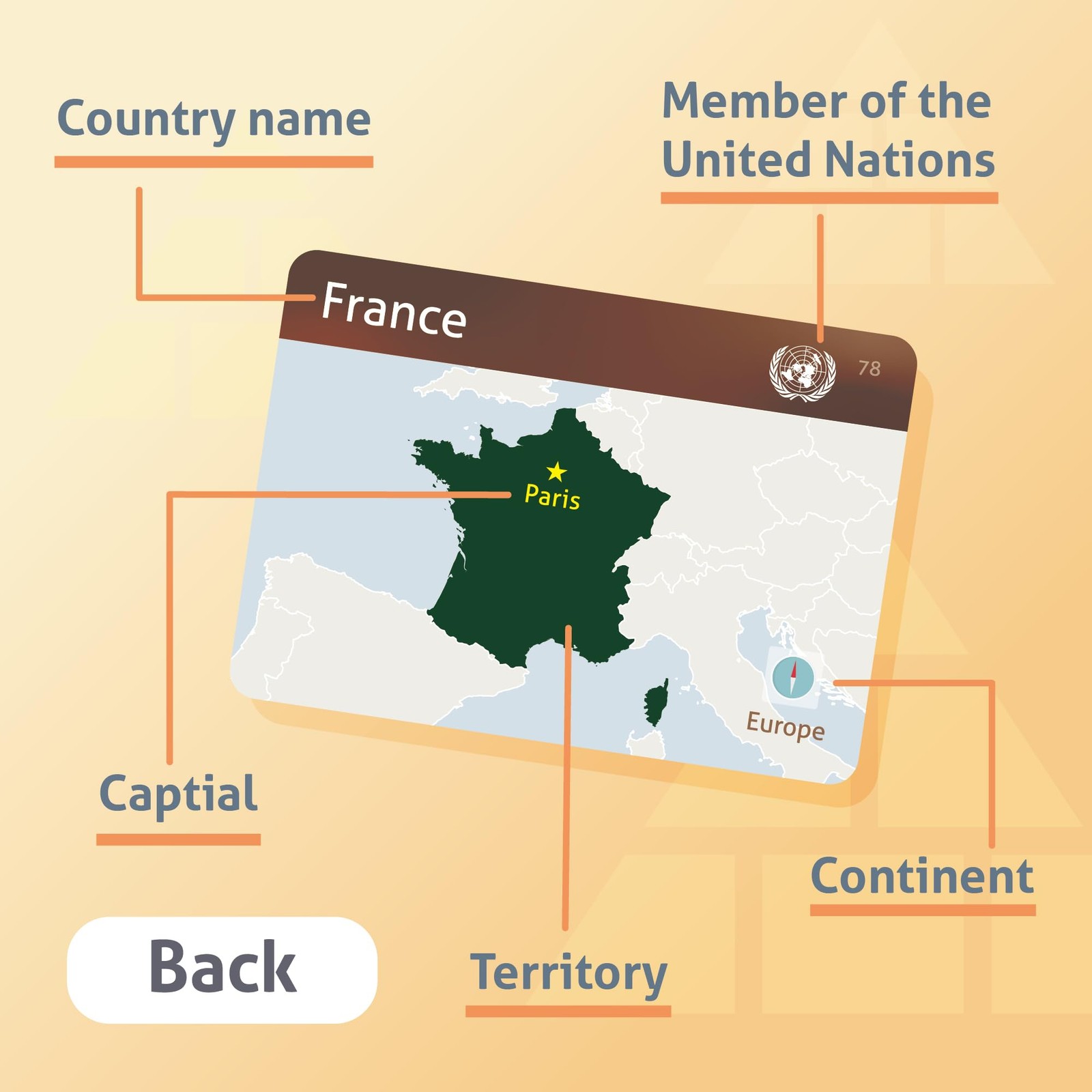 | Collection of Country Flags Educational Flashcards | 242 Flags with Country…