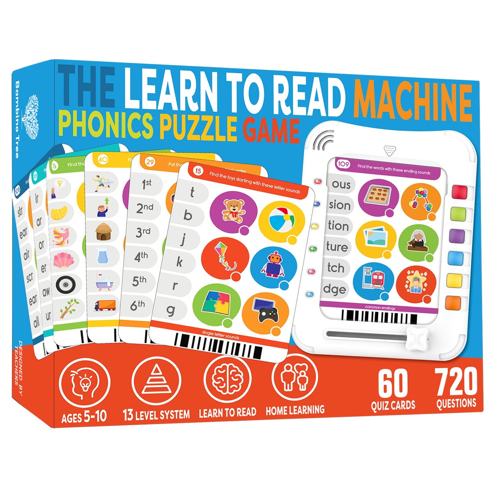 Phonics Machine Learning Pad – Electronic Reading Game for Kids Age 5-11 – Learn