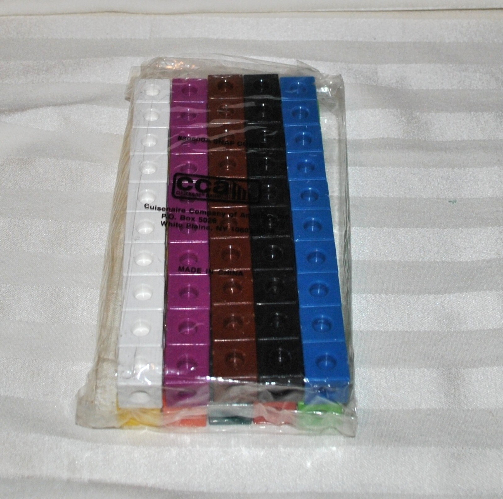 Cuisenaire – Snap Cubes/Blocks for Learning Math in Different Colors – Brand New