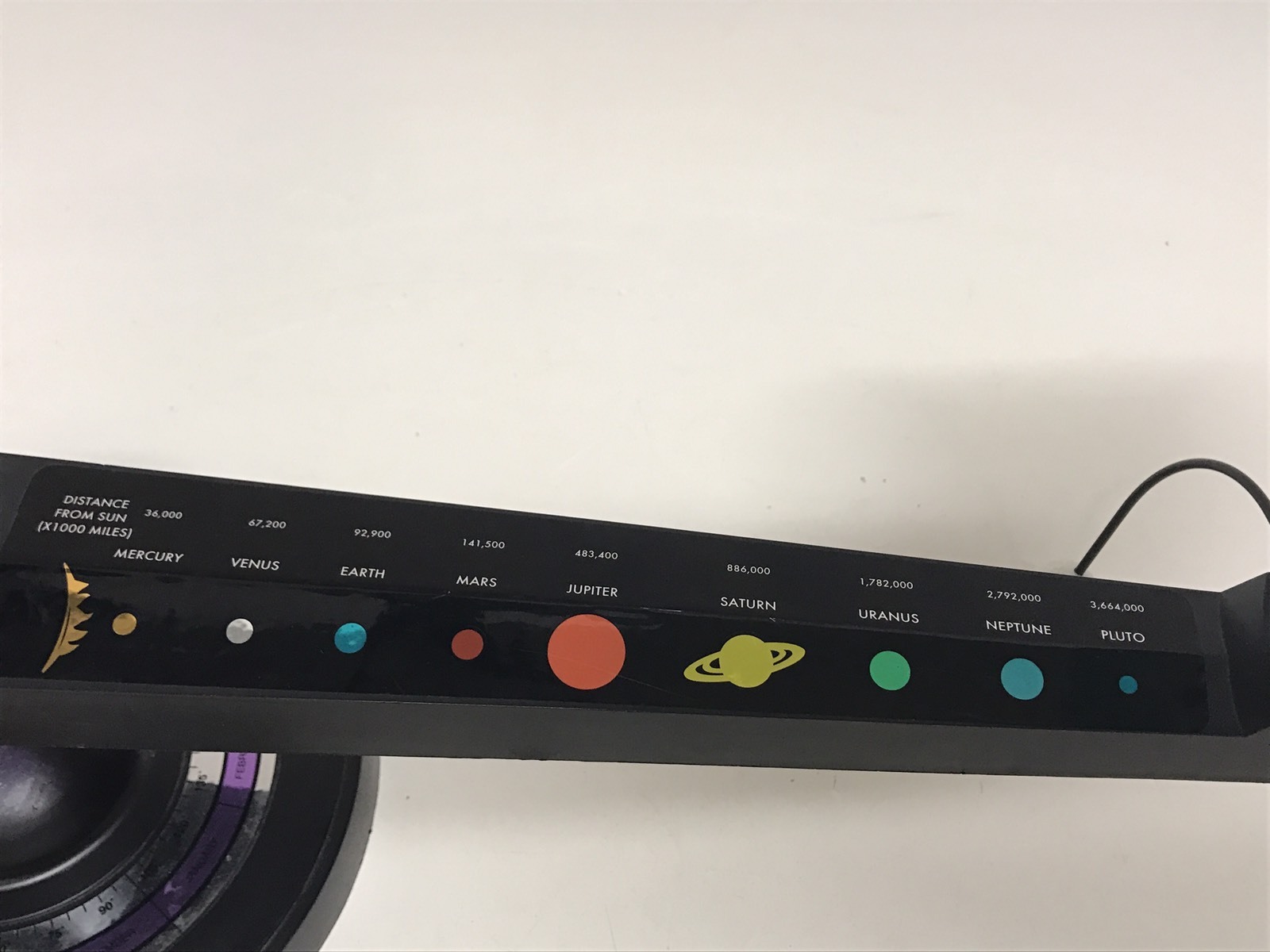Vintage Hubbard Scientific Co Solar System Educational Model As Is Fast Ship