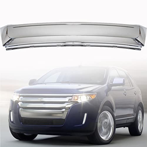 Front Lower Bumper Grille Moulding Chrome Plastic Silver Replacement for 2011