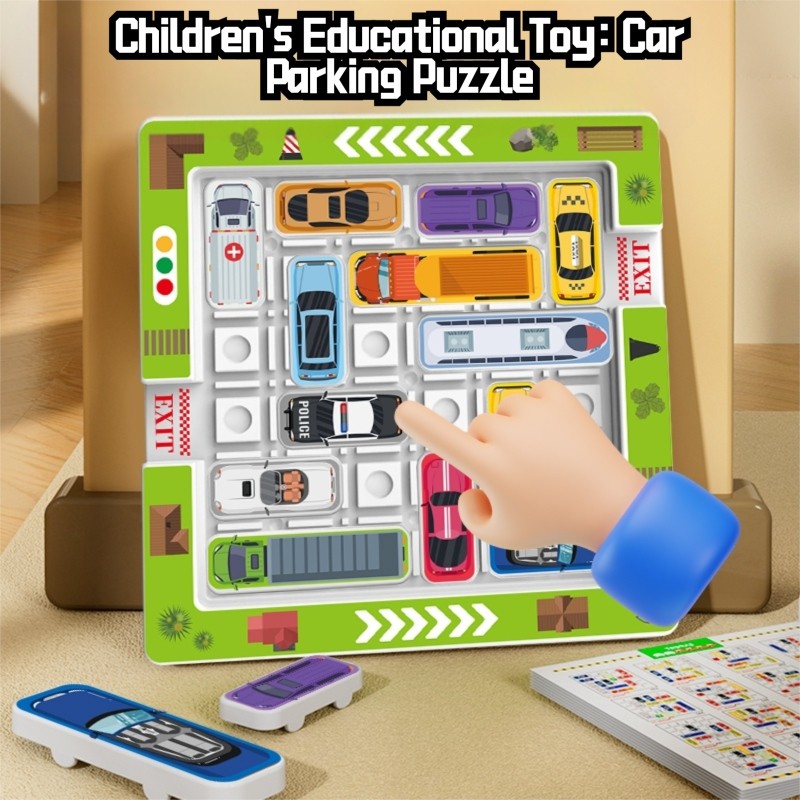 GSF Kids Parking Lot Maze Puzzle Game Educational Toy 3-12Y Logical Thinking