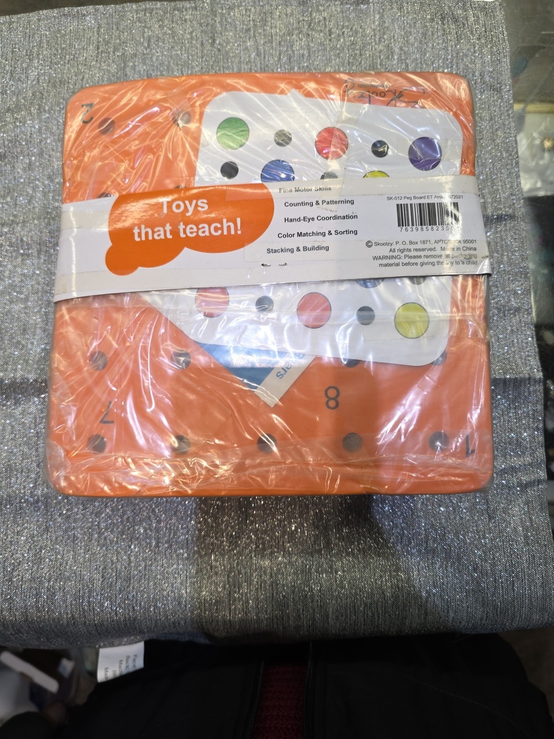 SKOOLZY Peg Board Set For Teaching Montessori STEM