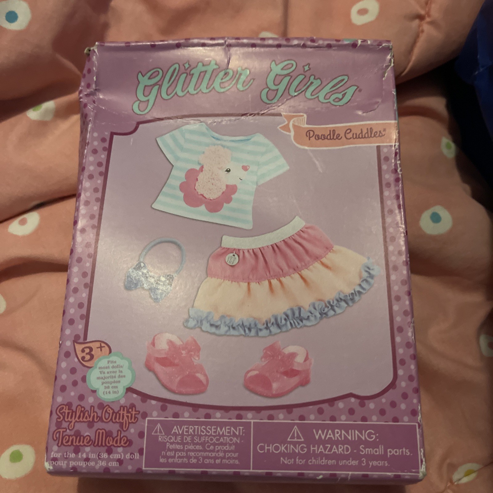 Glitter Girls – 14-Inch Doll Clothes – Poodle Cuddles Fashion Outfit