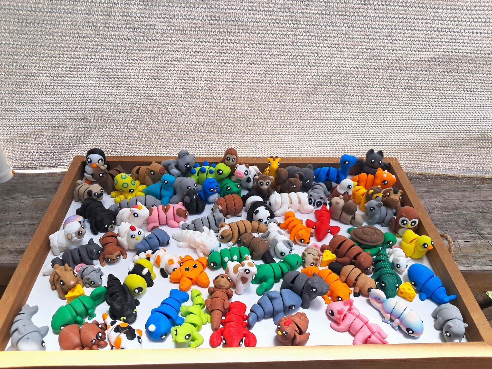 3D Printed Articulated Animal Fidget Toys – Dragon, Axolotl, Unicorn, Dino, etc.