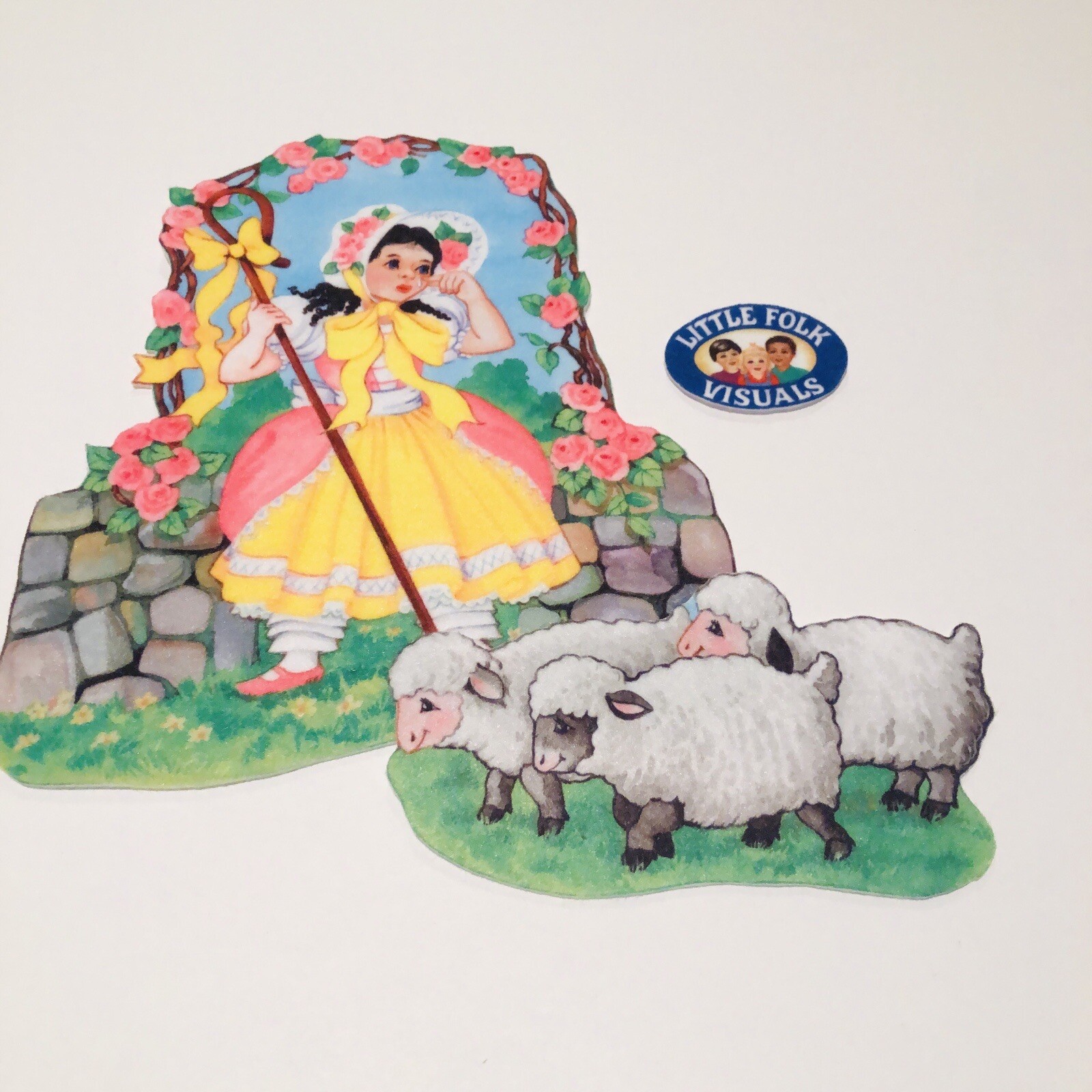 Little Folks Visuals Felt Nursery Rhymes 3 Mother Goose Little Bo Peep Shapes