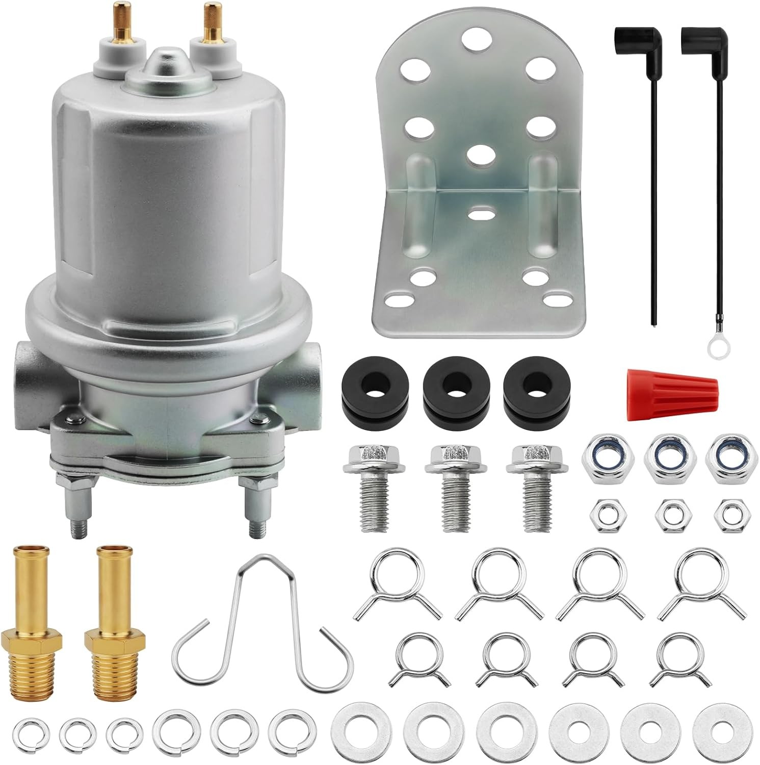 P4594 Universal Electric Fuel Pump, In-Line Rotary Vane Pump Fit For 92-93