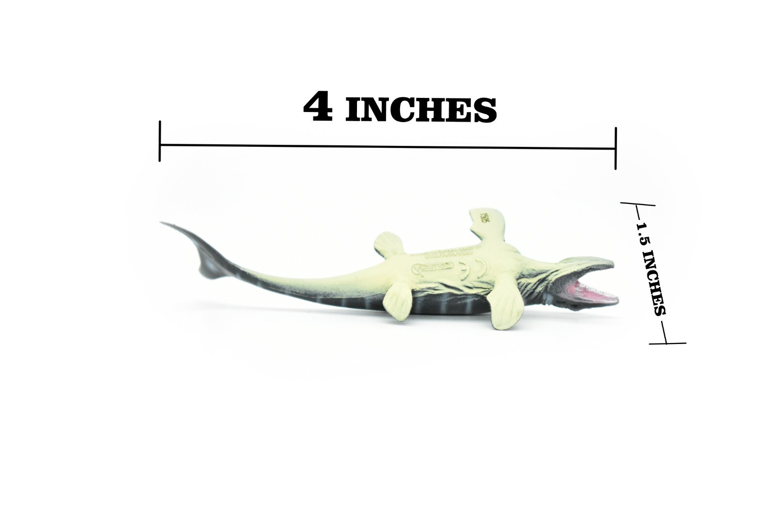 Mosasaurus Dinosaur, Very Nice Rubber Replica 4″ F8112-B117