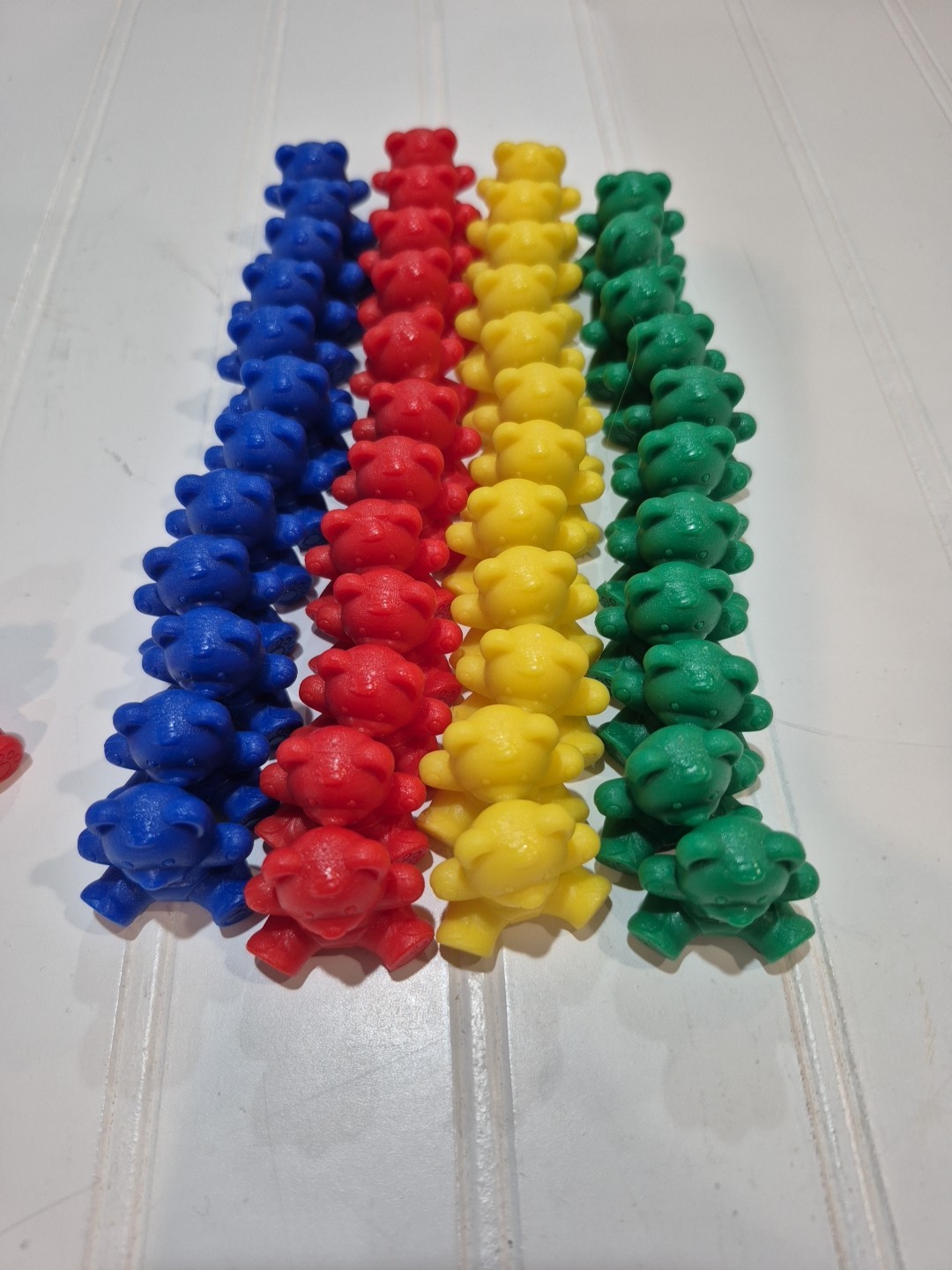 Counting Bears Learning Set Colorful Educational Toys. Lot Of 47 4 Colors 1″