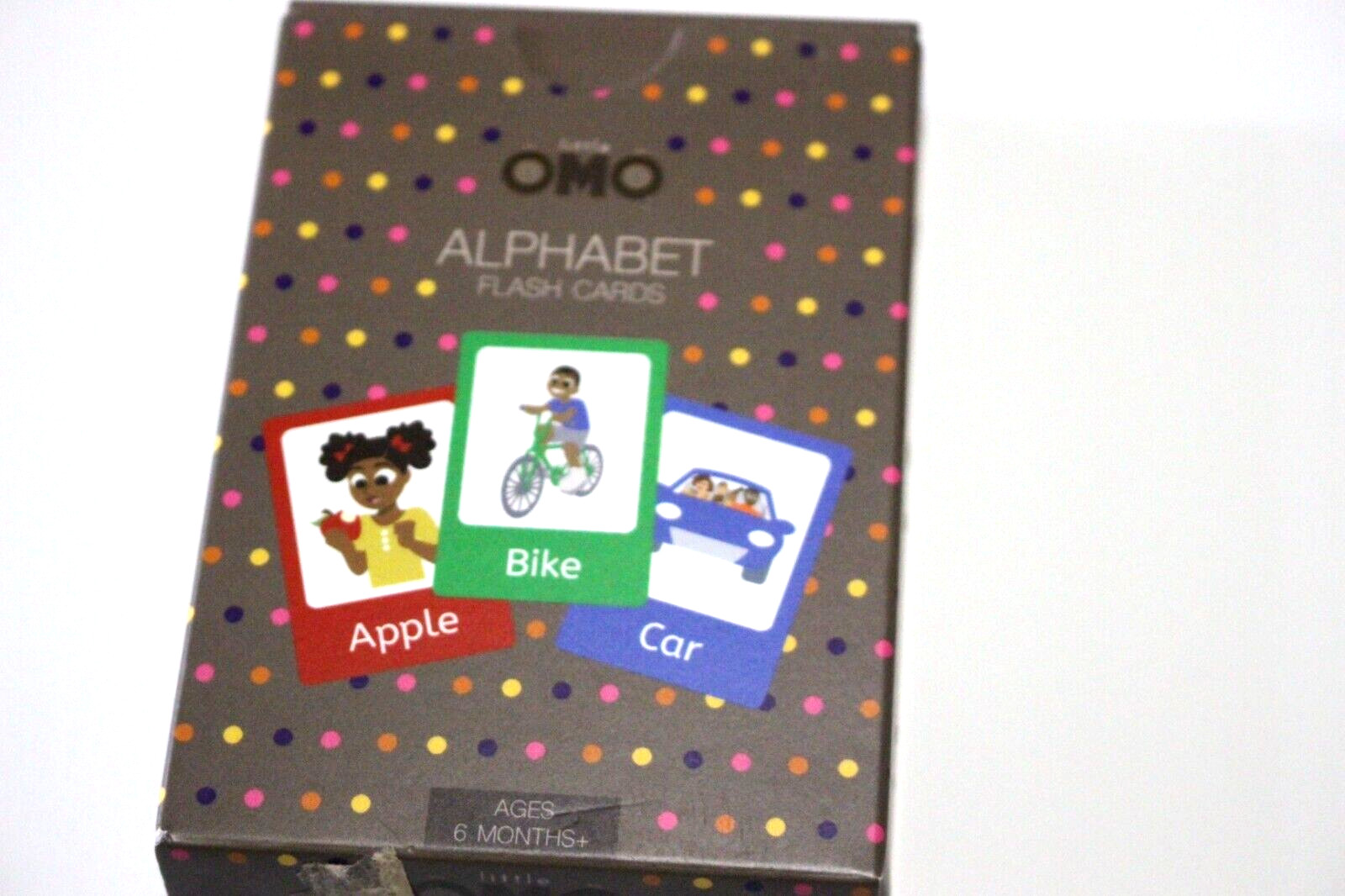 LITTLE OMO ALPHABET FLASH CARDS AGES 6+ MONTHS