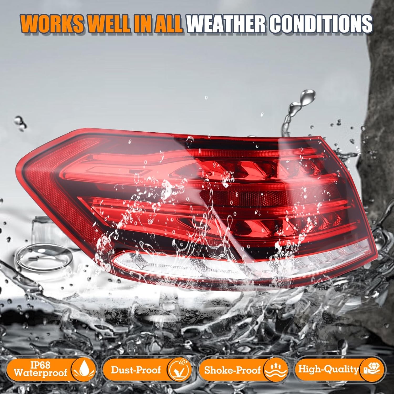 Mercedes E Class Tail Light Left 2014-2016 W212