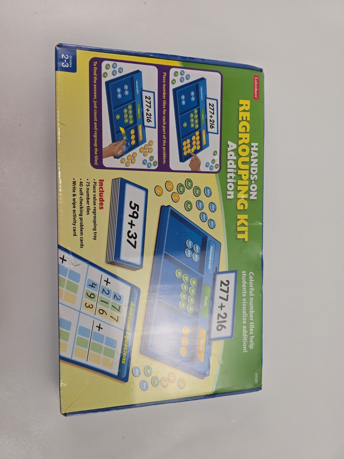 Lakeshore Learning Hands On Addition Regrouping Kit FF297 Math – New Sealed
