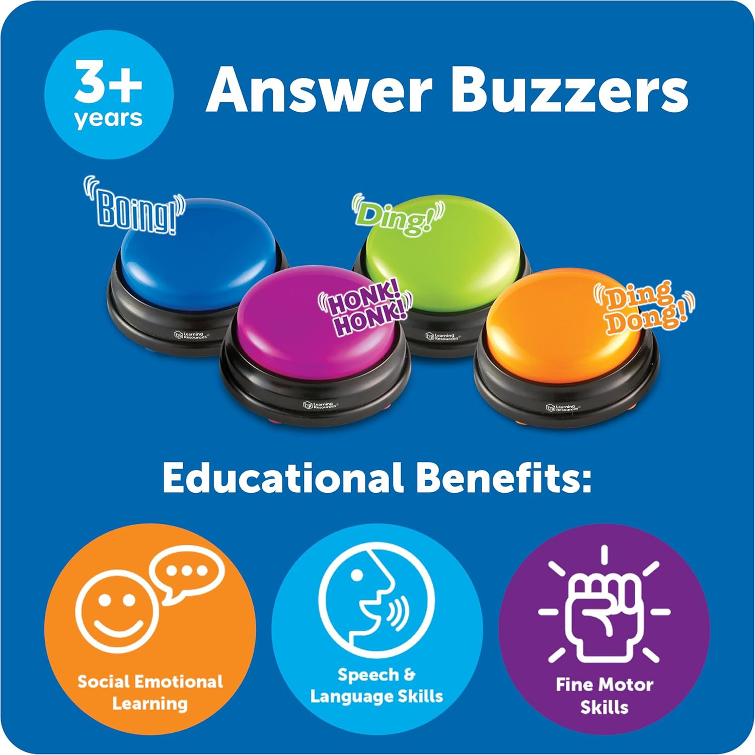 Answer Buzzers – Classroom Must Haves Supplies, Kids Toys, Sound Effect Button,