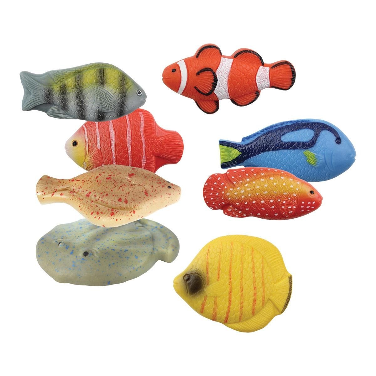 Yellow Door Sensory Play Stones: Colorful Fish Set