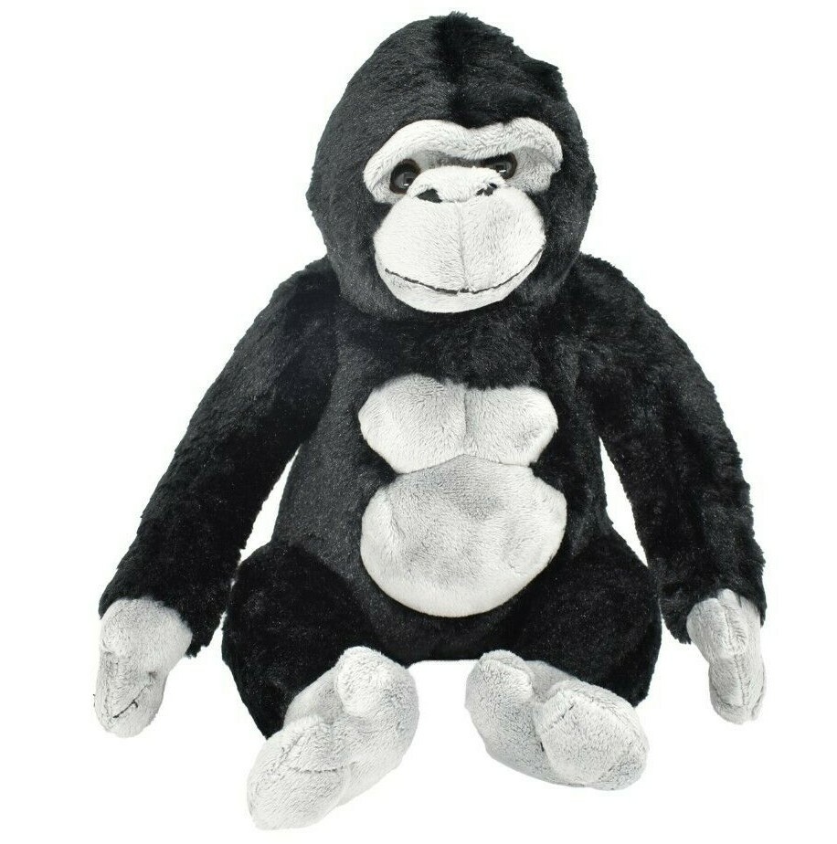 Gorilla Silverback Realistic Cute Stuffed African Animal Plush Toy Gift 11″ G006