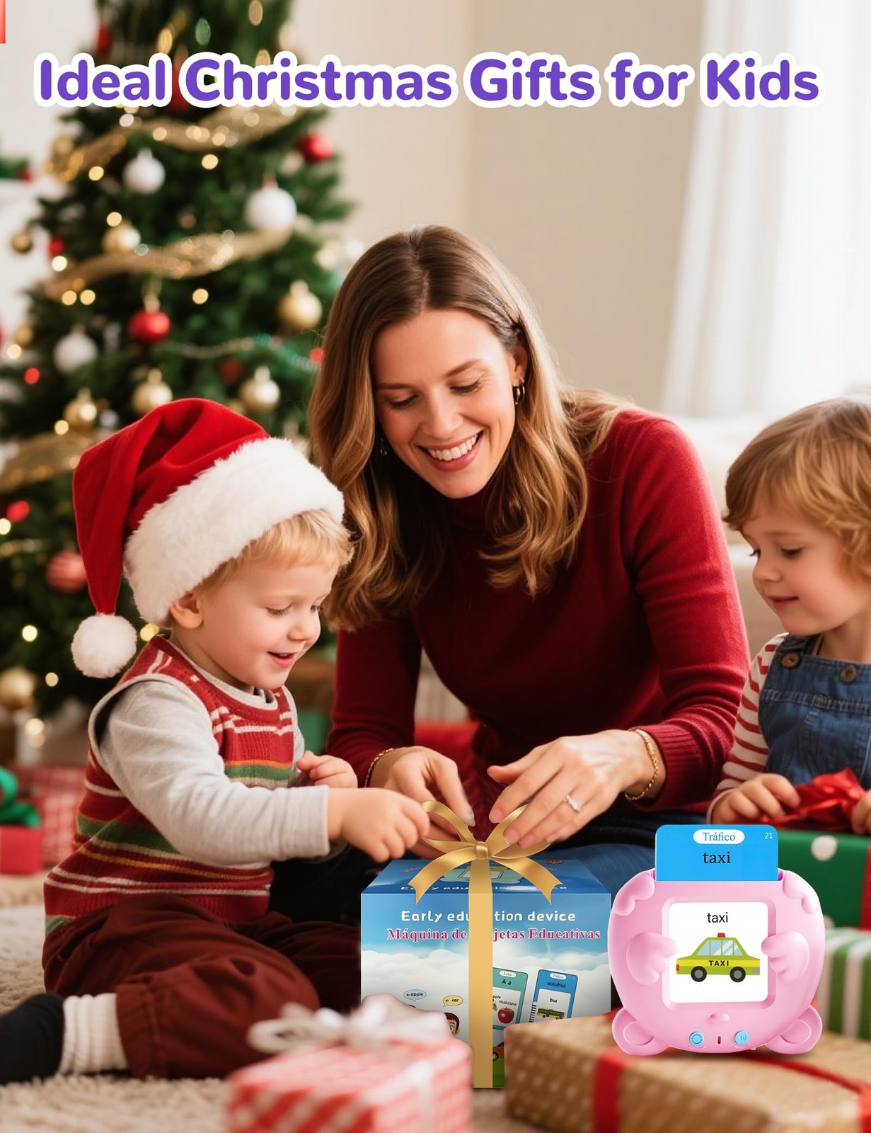 Spanish & English Talking Flash Cards for Toddlers, 510 Sight Words Bilingual…