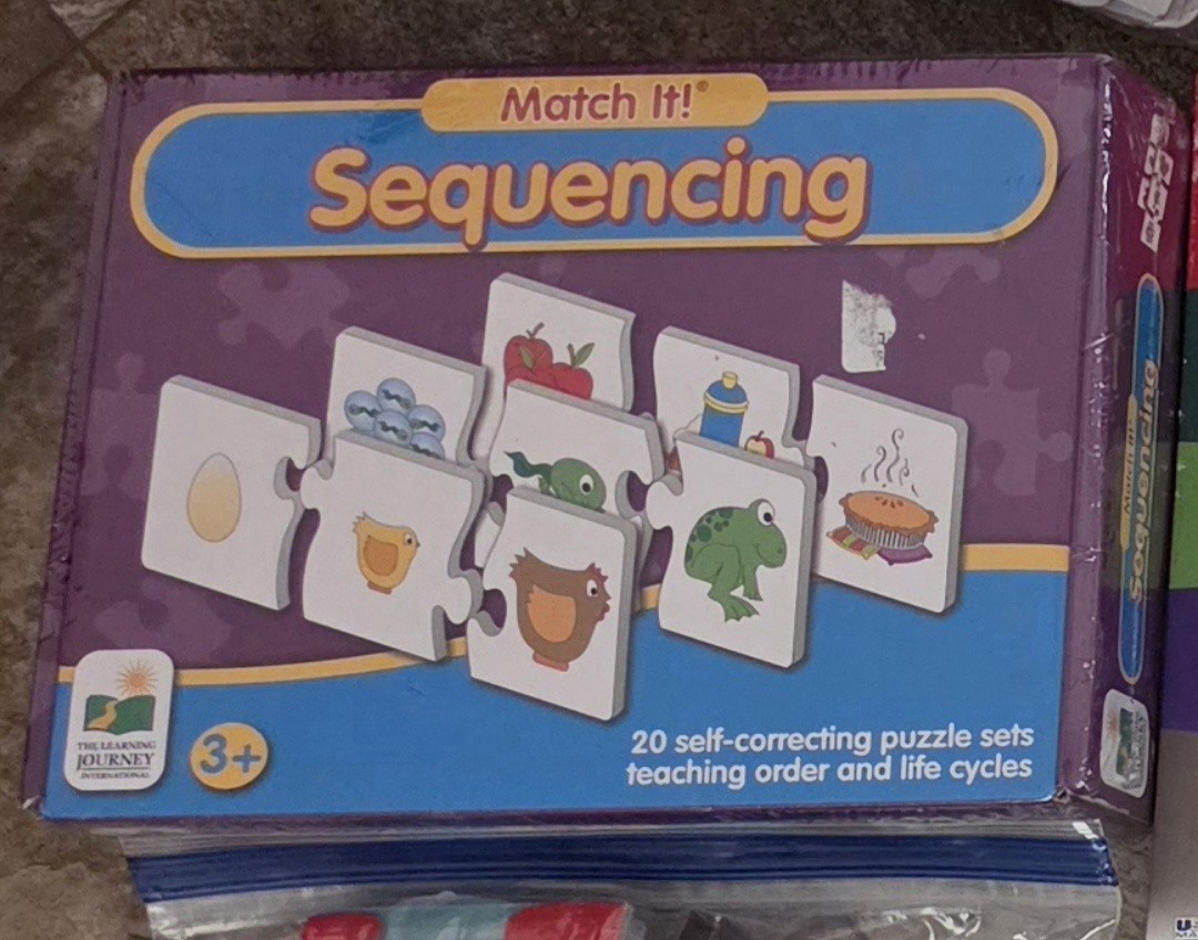 The Learning Journey Match It! Sequencing Self-Correcting Puzzle Set, Ages 3+