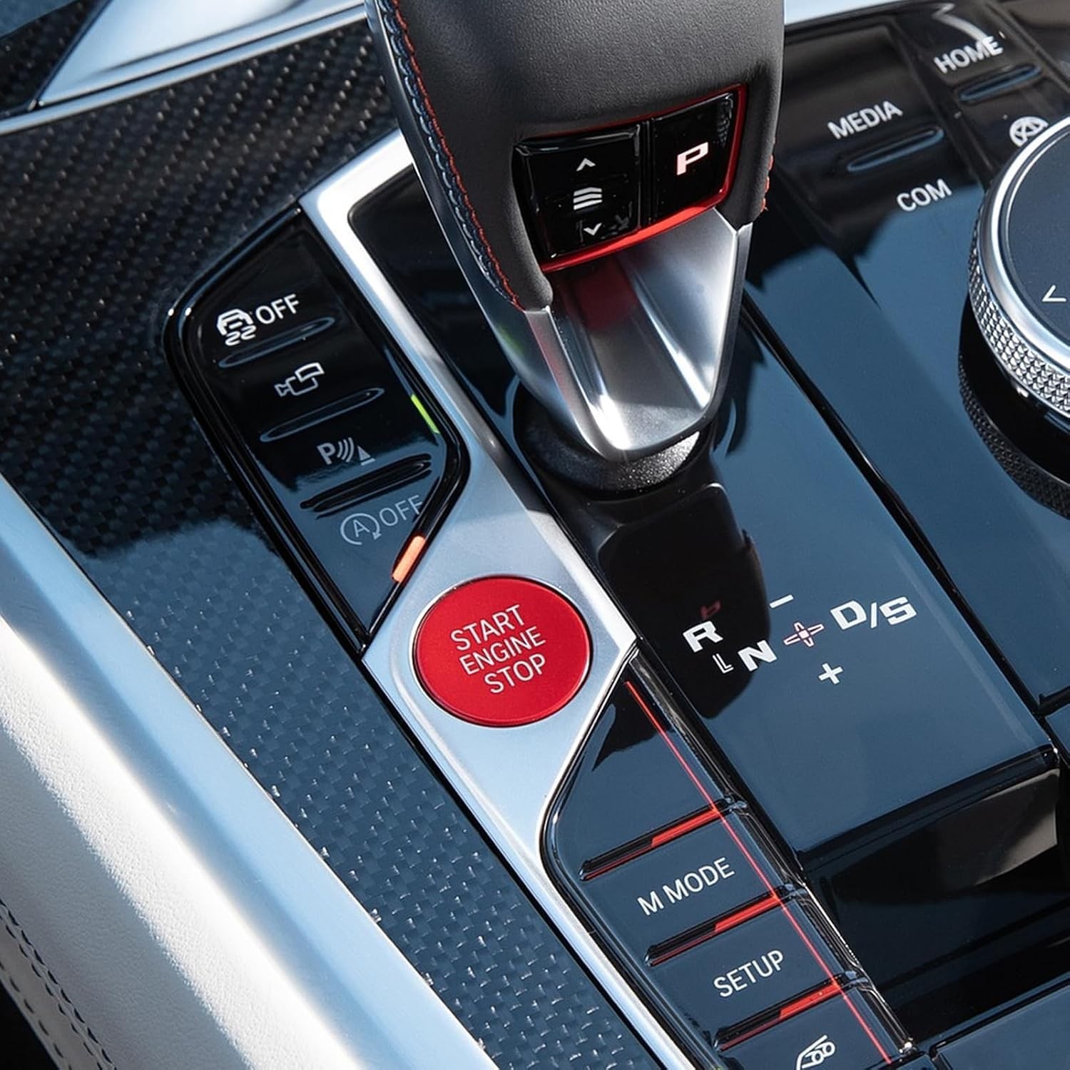 Jaronx BMW Red Start Stop Button Cover