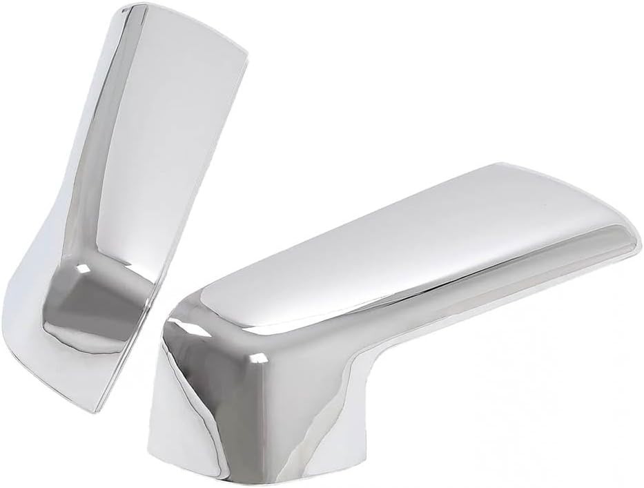 Chrome ABS Mirror Covers for 2019 2020 2021 2022 2023 2024 2025 Chevy Silverad..