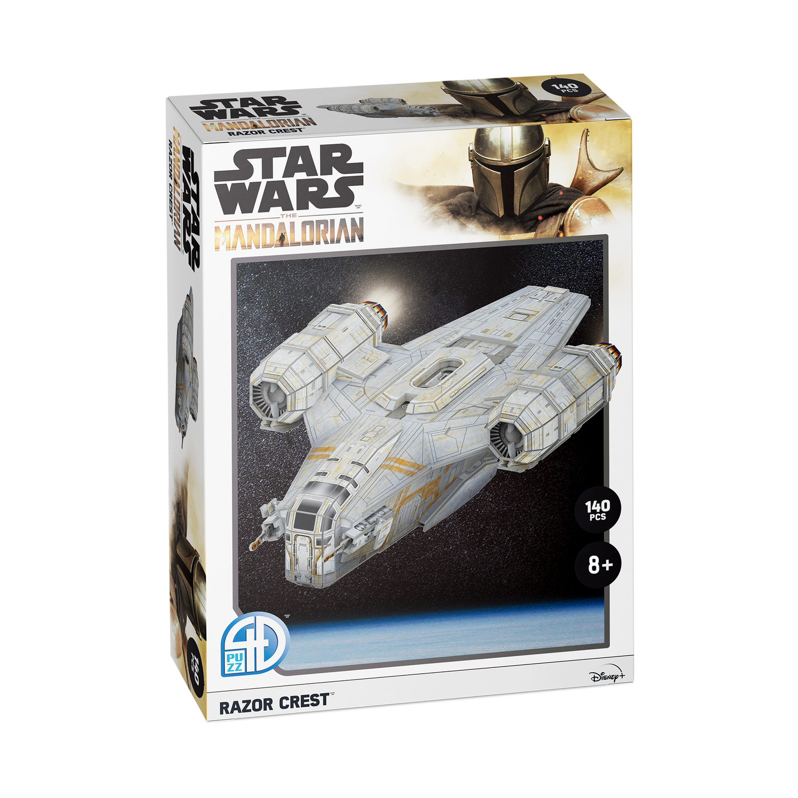 4D Cityscape Star Wars – The Mandalorian Razor Crest Paper Model Kit: 140 Pcs