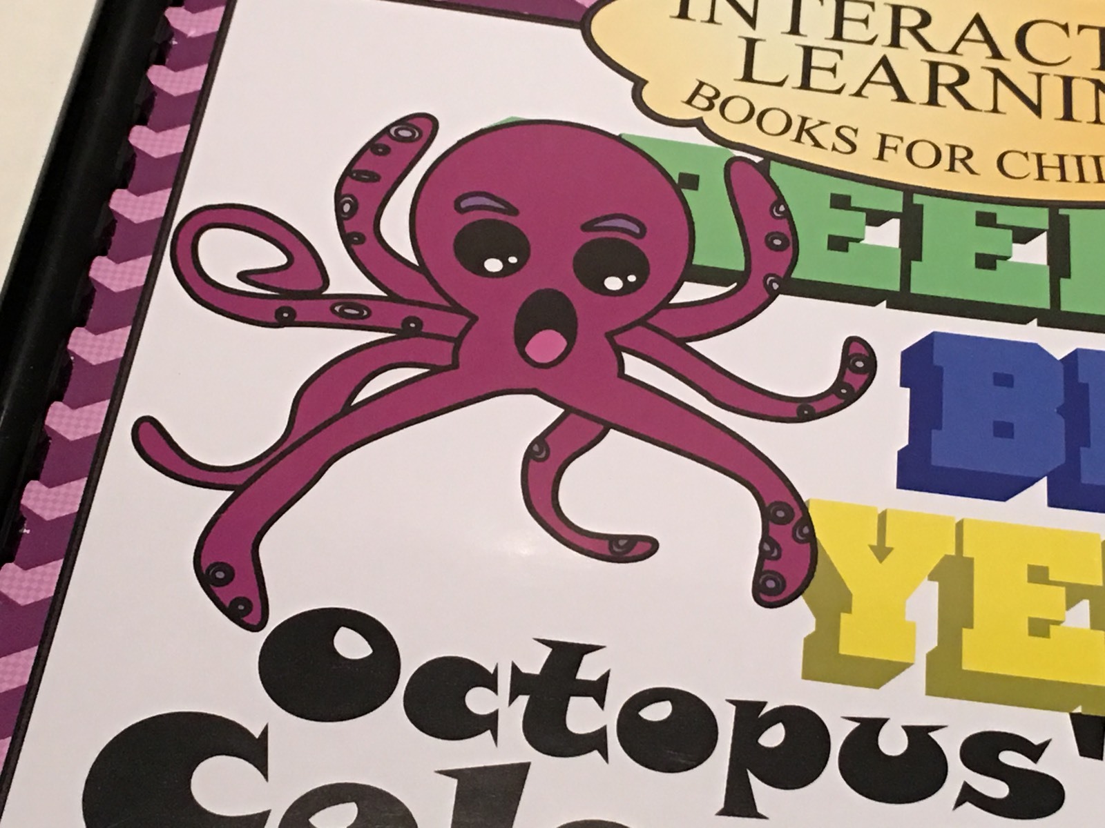 Interactive Learning Books for Children – Color Words – w/ 33 Laminated Cards