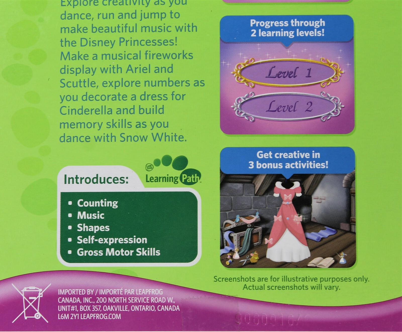 LeapFrog Disney Zippity Princess Learning Game New 3-5 USA 2009 Maths Education