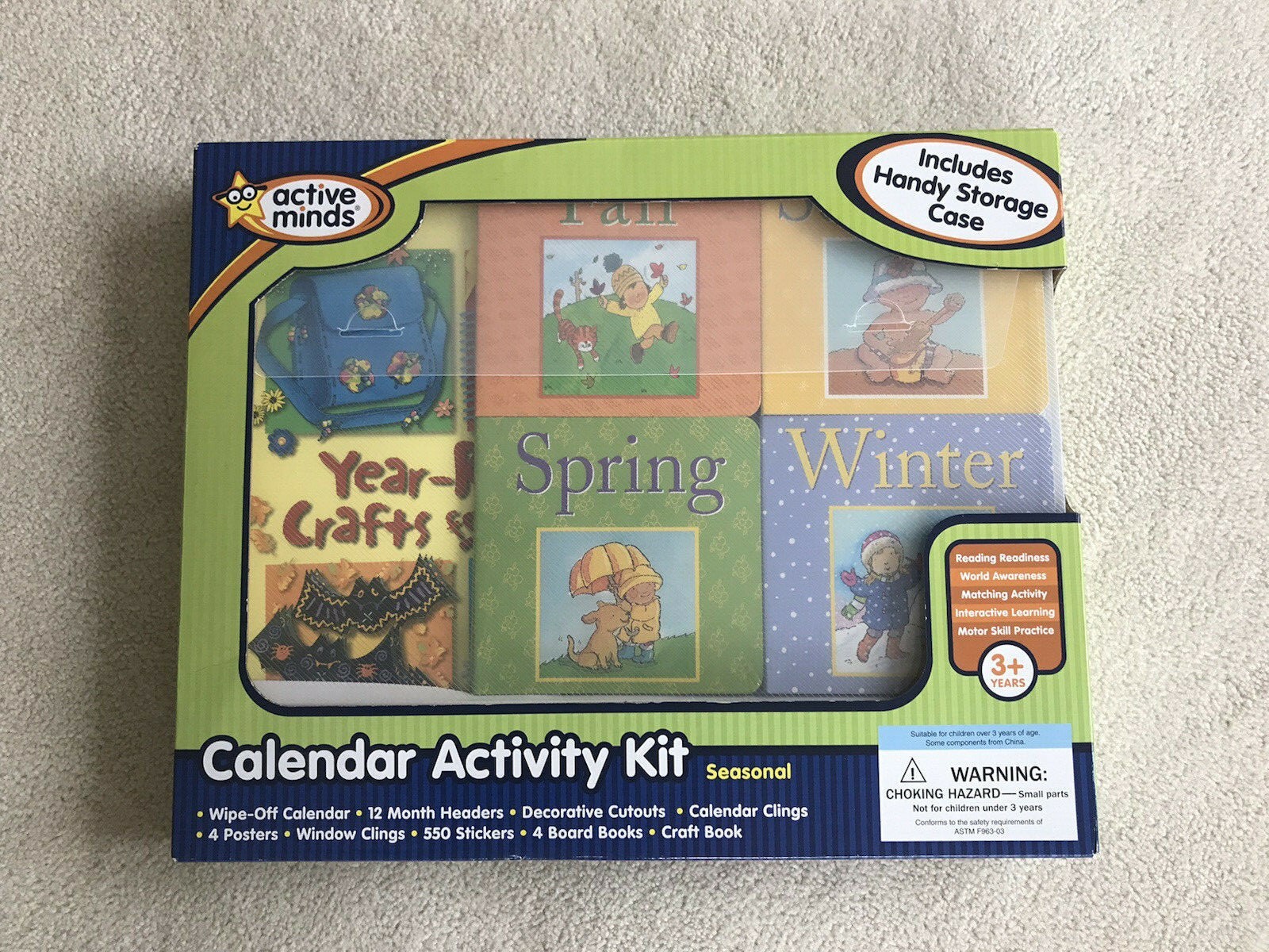 Seasonal Calendar Activity Kit Homeschool Preschool Educational New Active Minds
