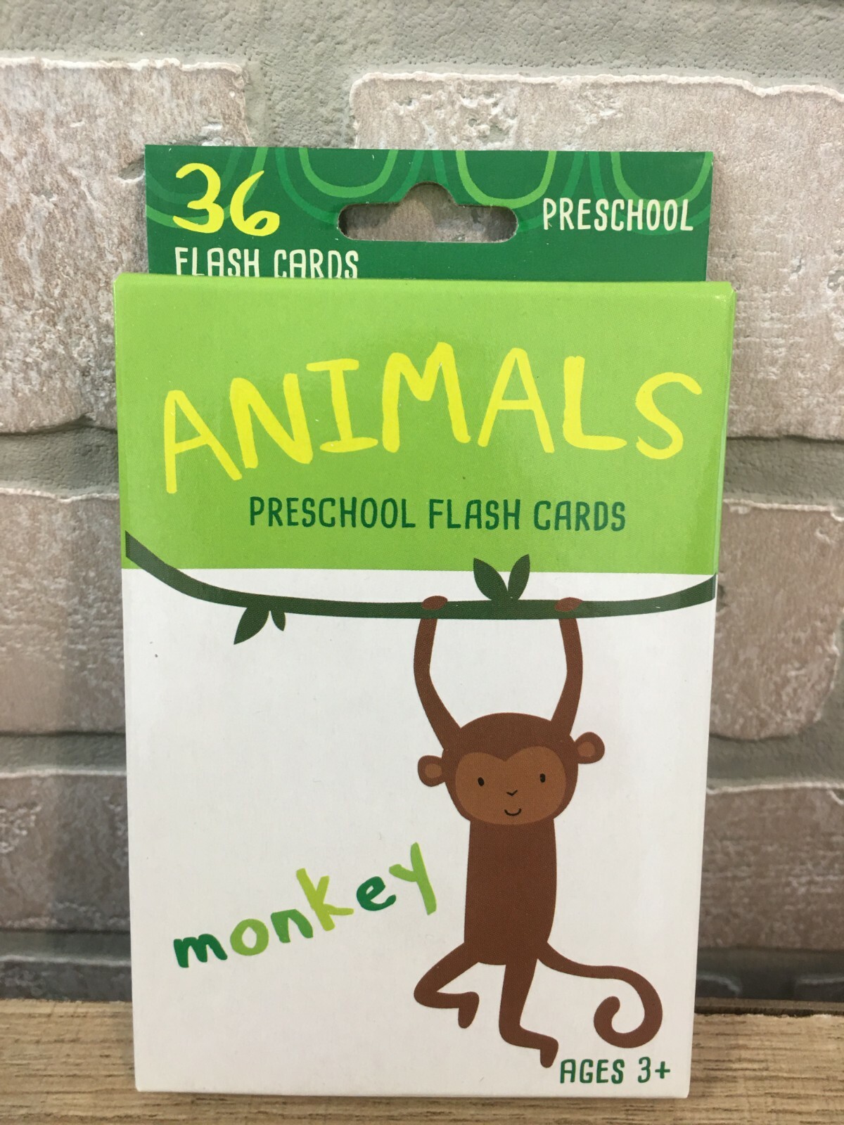 NEW Bendon 36 Flash Cards Preschool ANIMALS Flash Cards Ages 3+