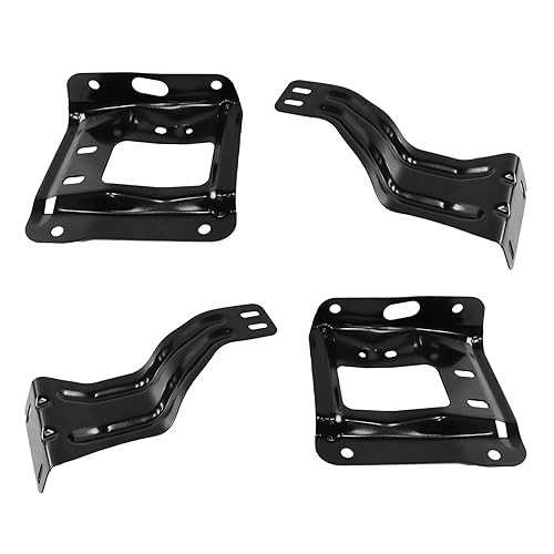 Replacement For 2011-2016 Fo-rd F Set of 4 Front Bumper Bracket Left & Right