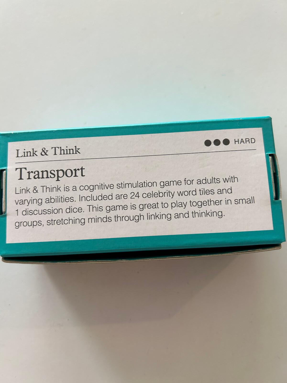 Active Minds Link & Think Transport | Specialist Games for Alzheimer’s / Dementi