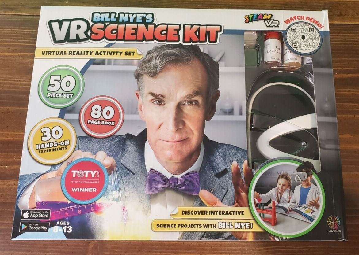 Ends 6/8 11AM PST! Abacus Brands Bill Nye the Science Guy VR Science Kit
