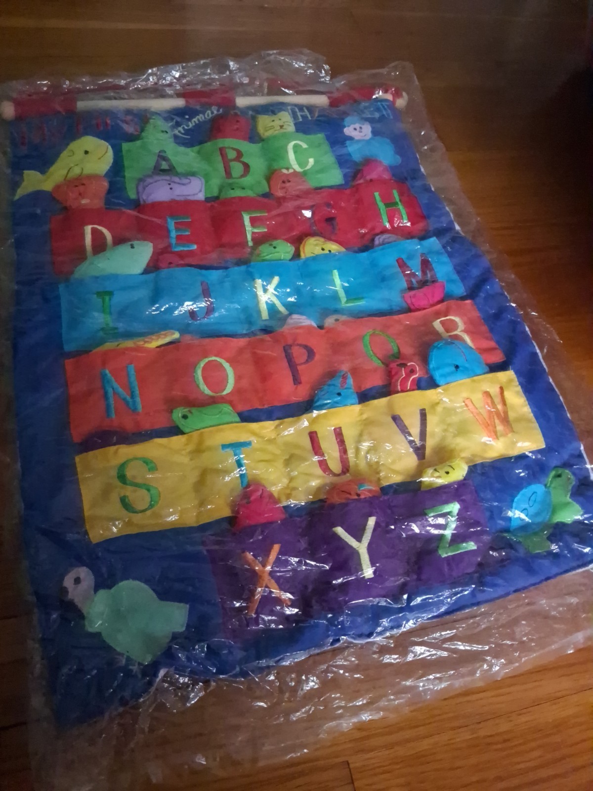 My First Animal Alphabet Interactive Educational School Toy Wall Hanging Alma’s