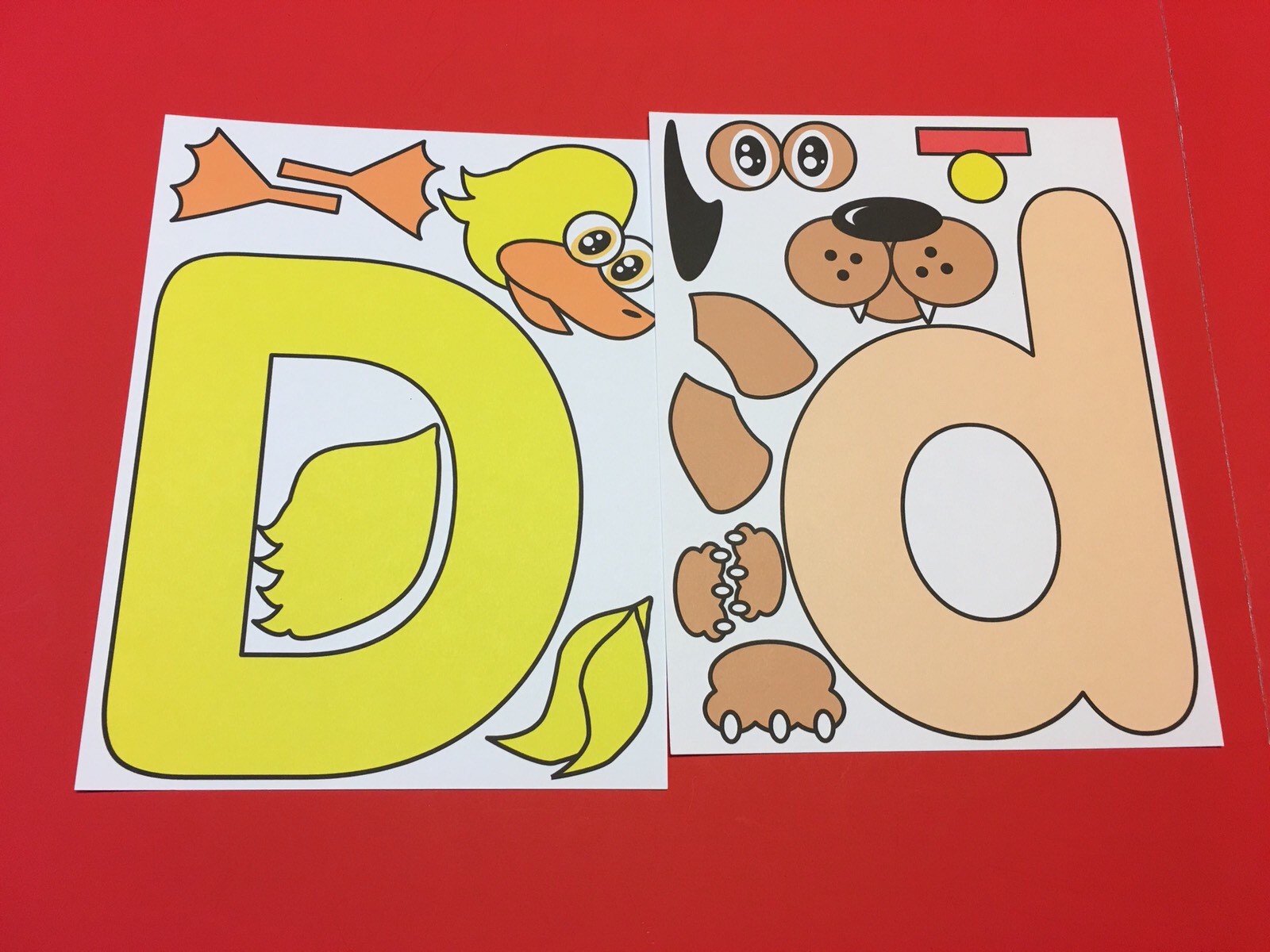 Dd- Alphabet Art (Set of 20) – Art Activities For Classroom – Paper Craft Art