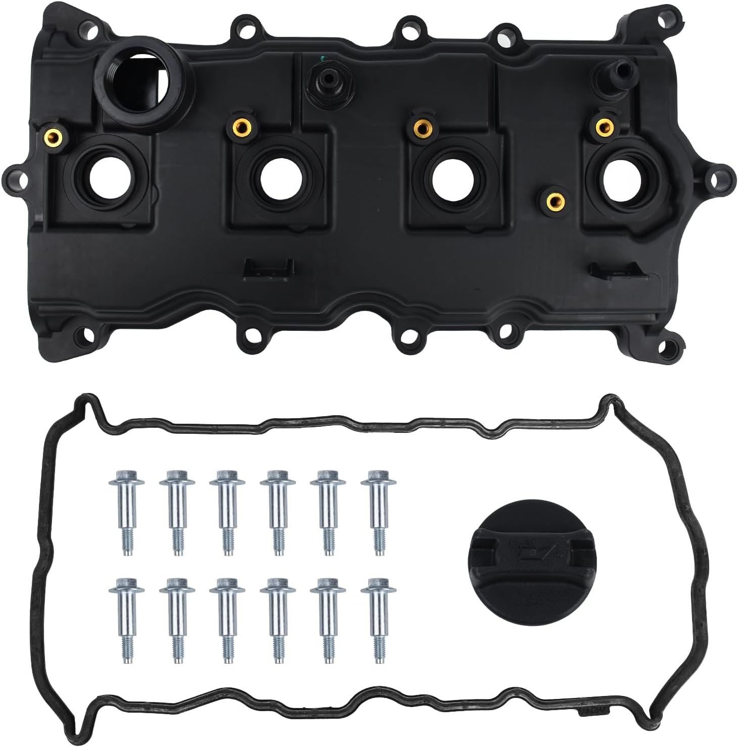 Autoround 13264JA00A Engine Valve Cover w/Gasket Compatible with Nissan Altima 2